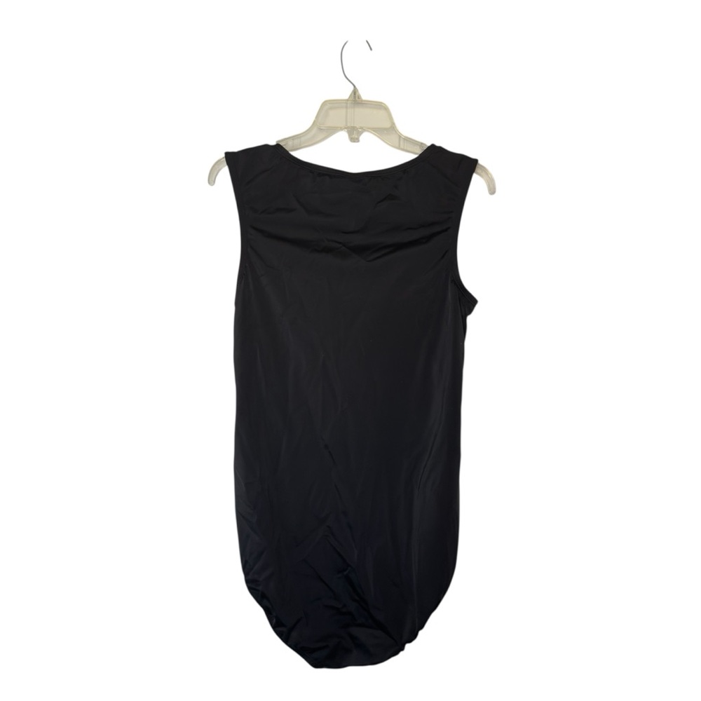 Embrace Your Curves Miraclesuit Brand XL Black Amelia O Ring 1 Piece Swimsuit - Picture 4 of 8
